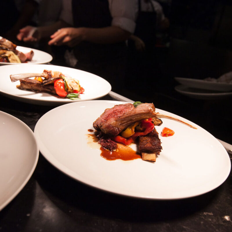 Meat being served for Christmas Parties and New Year's Eve at The Whippet Inn York